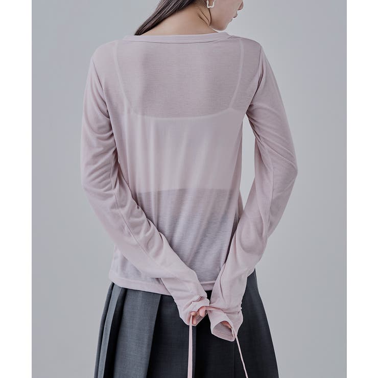 etoll エトル シアークルーネックカーディガン | Fashion Letter | 詳細画像15 