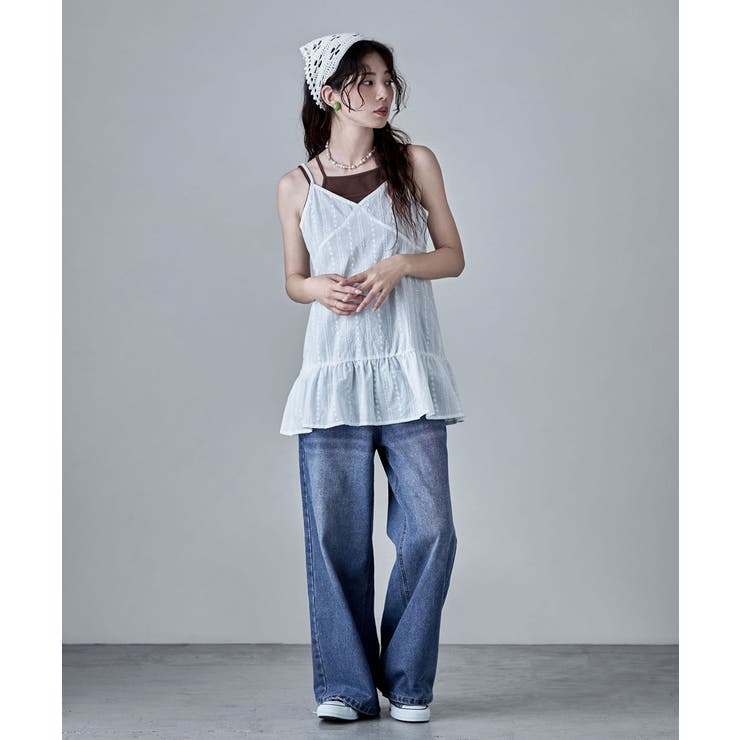 etoll エトル ポケットデザインルーズダッドデニム | Fashion Letter | 詳細画像11 