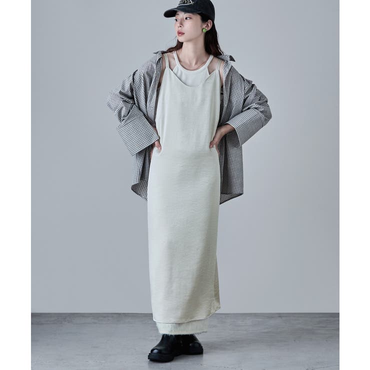 エムエメ ダブルストラップスリットワンピース エムミーエメ ダブルストラップスリットワンピース - メルカリ