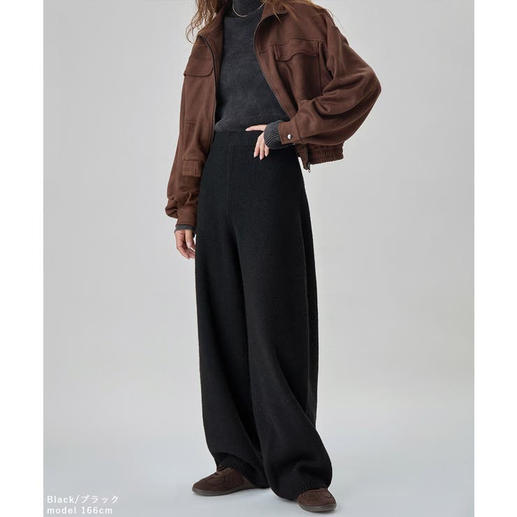 etoll エトル リラクシーニットカーブパンツ | Fashion Letter | 詳細画像11 