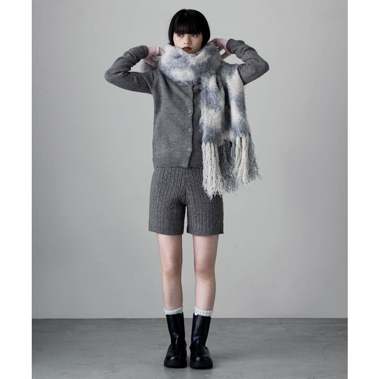 etoll エトル アルパカタッチケーブルショートパンツ | Fashion Letter | 詳細画像11 