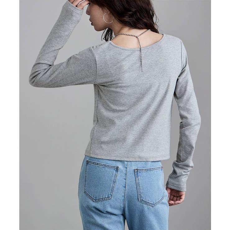 etoll エトル フロントツイストデザイントップス | Fashion Letter | 詳細画像7 