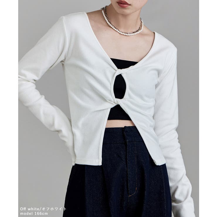 etoll エトル フロントツイストデザイントップス | Fashion Letter | 詳細画像10 