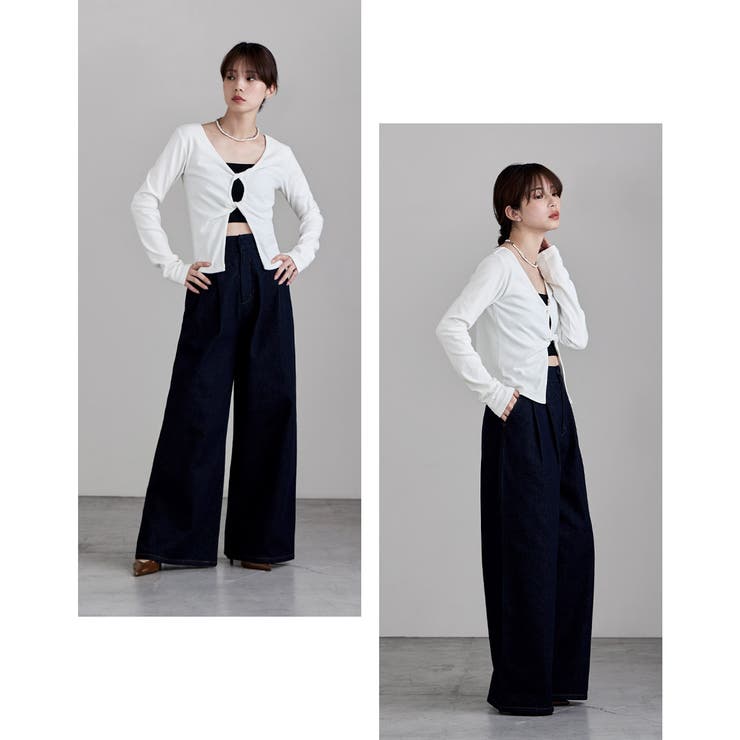 etoll エトル フロントツイストデザイントップス | Fashion Letter | 詳細画像12 