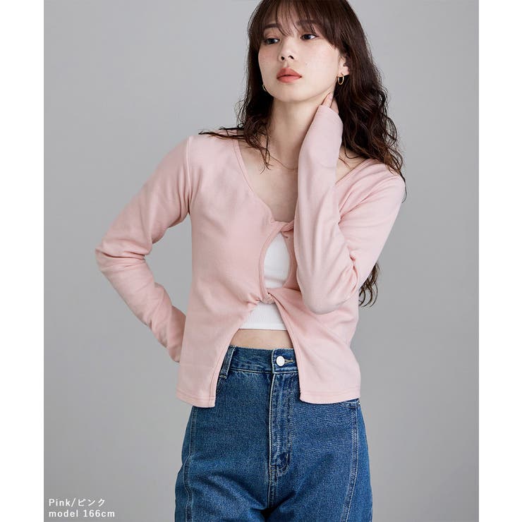 etoll エトル フロントツイストデザイントップス | Fashion Letter | 詳細画像15 