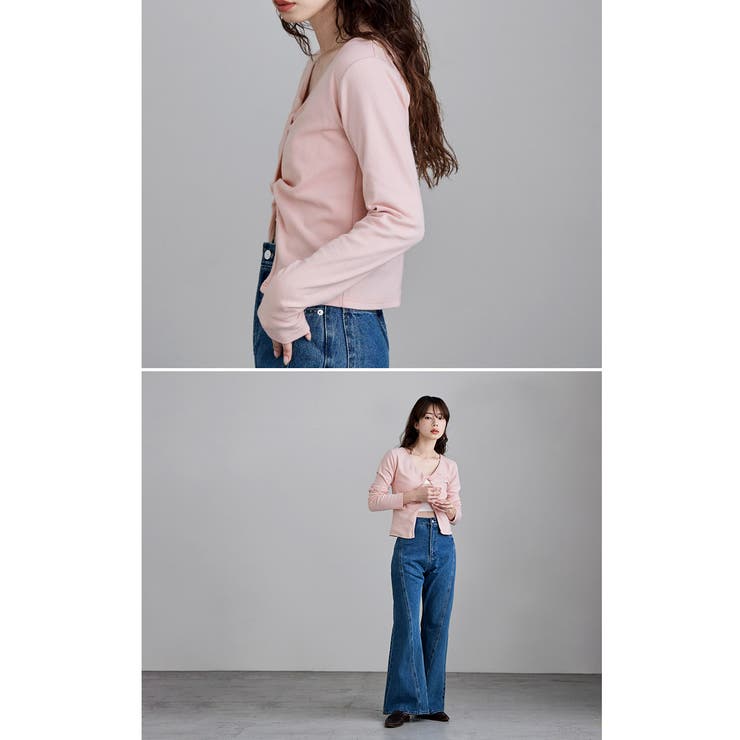 etoll エトル フロントツイストデザイントップス | Fashion Letter | 詳細画像16 