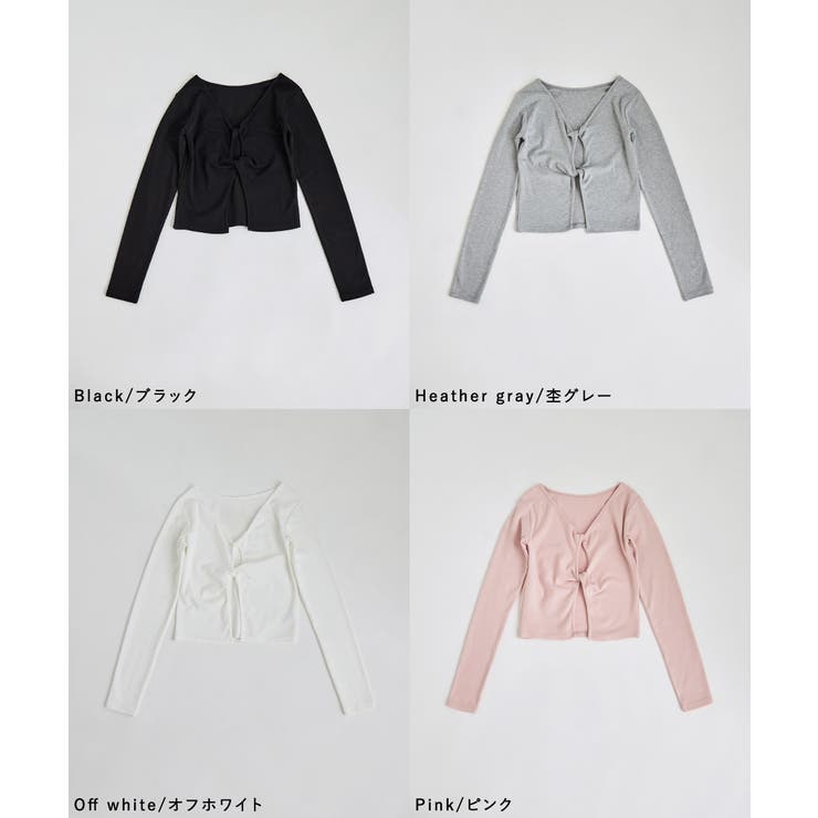 etoll エトル フロントツイストデザイントップス | Fashion Letter | 詳細画像19 