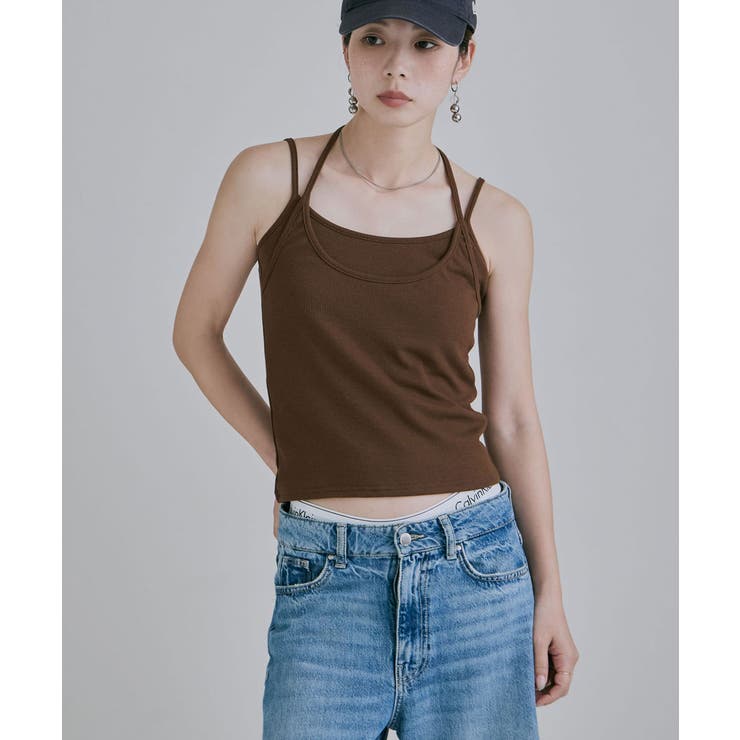 etoll エトル レイヤード風カップインキャミソール | Fashion Letter | 詳細画像6 