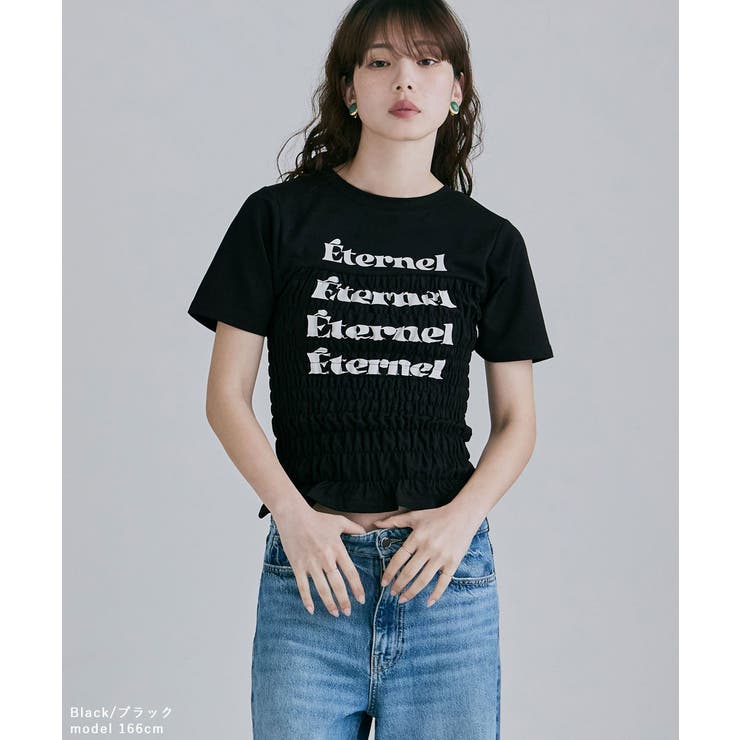 etoll エトル シャーリングコンパクトロゴTシャツ | Fashion Letter | 詳細画像6 