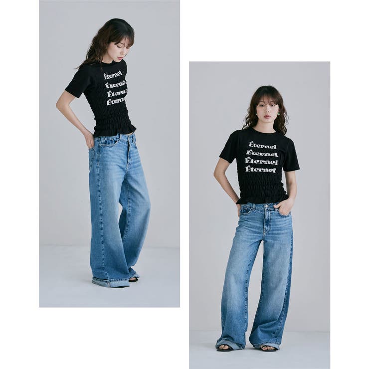 etoll エトル シャーリングコンパクトロゴTシャツ | Fashion Letter | 詳細画像7 