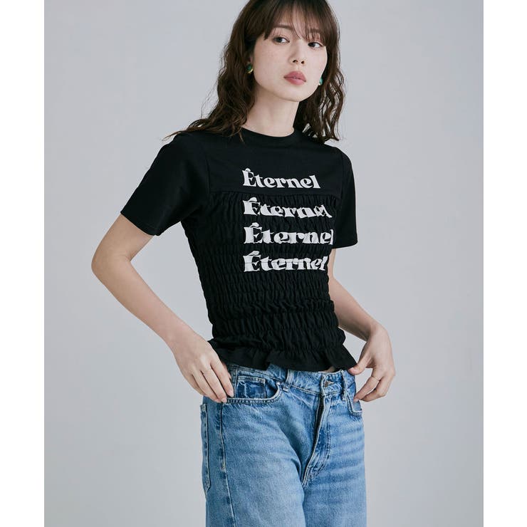 etoll エトル シャーリングコンパクトロゴTシャツ | Fashion Letter | 詳細画像9 