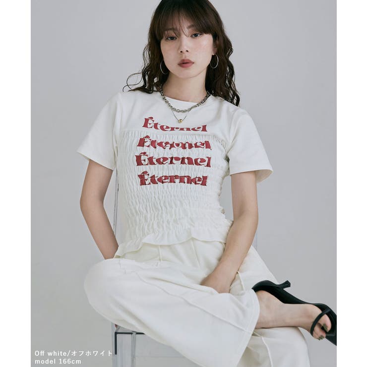 etoll エトル シャーリングコンパクトロゴTシャツ | Fashion Letter | 詳細画像10 