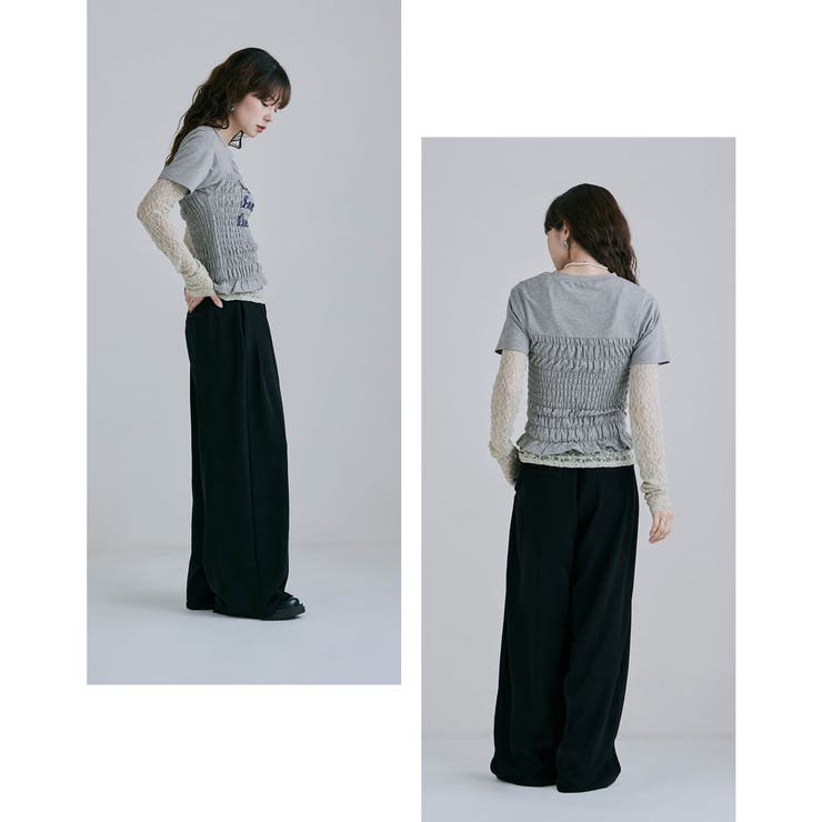 etoll エトル シャーリングコンパクトロゴTシャツ | Fashion Letter | 詳細画像16 