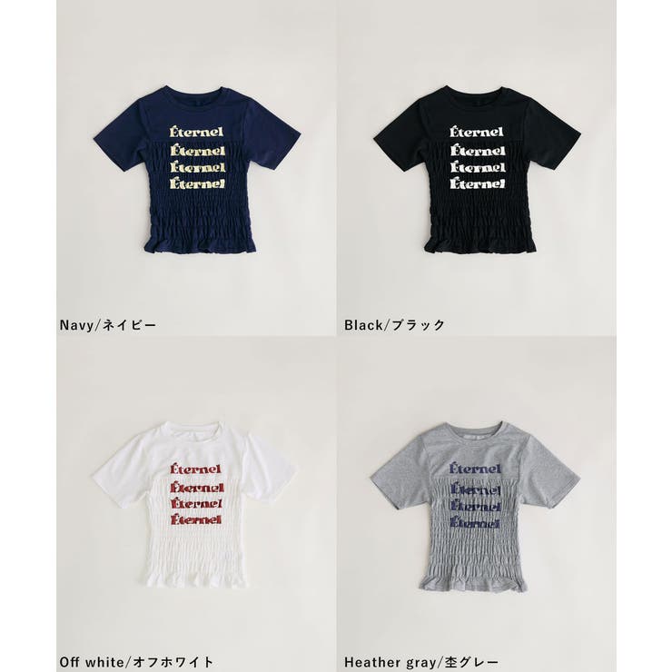 etoll エトル シャーリングコンパクトロゴTシャツ | Fashion Letter | 詳細画像18 