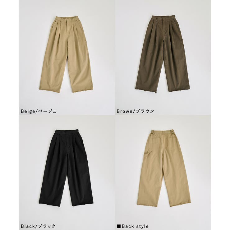 etoll エトル ツイルタックペインターパンツ | Fashion Letter | 詳細画像19 