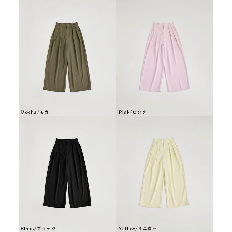 etoll エトル ツイルタックワイドパンツ | Fashion Letter | 詳細画像18 