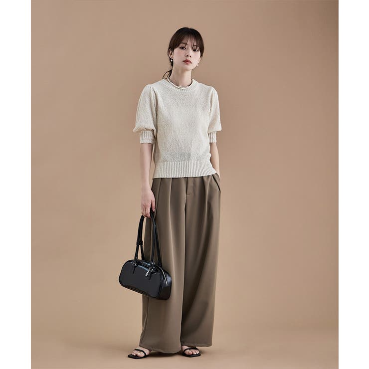 etoll エトル ブークレミックスサマーニット | Fashion Letter | 詳細画像3 
