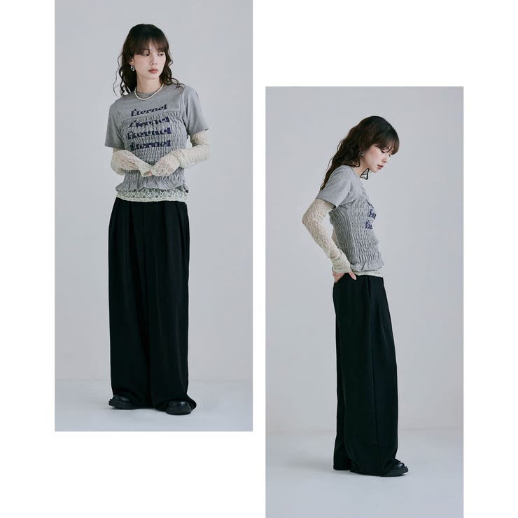 etoll エトル レースバックオープントップス | Fashion Letter | 詳細画像18 