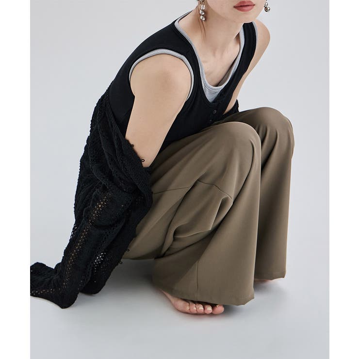 etoll エトル レイヤード風配色カップインタンクトップ | Fashion Letter | 詳細画像18 