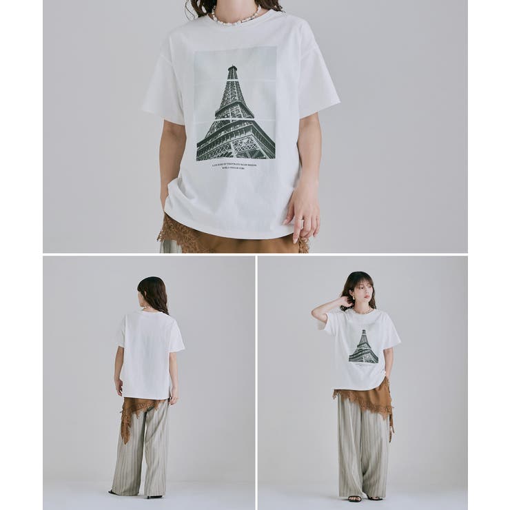 etoll エトル フォトプリントクルーネックTシャツ | Fashion Letter | 詳細画像15 