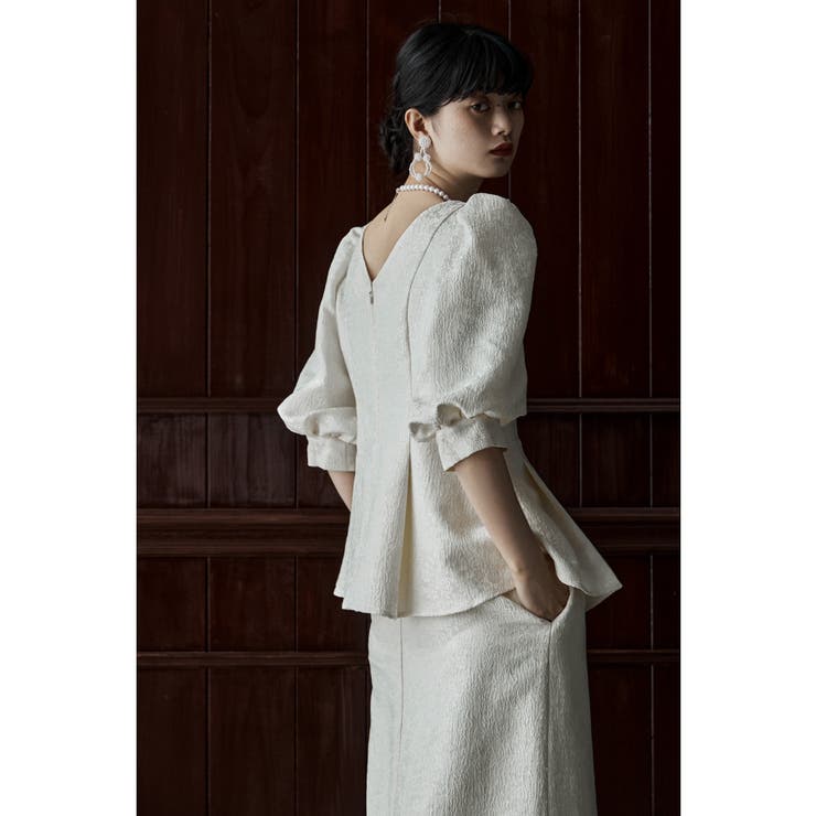 etoll エトル フラワージャガードセットアップドレス[品番：FT000009813]｜Fashion  Letter（ファッションレター）のレディースファッション通販｜SHOPLIST（ショップリスト）