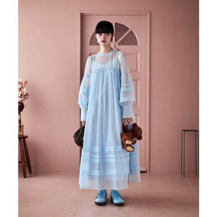 etoll エトル ベビーコアシアーボリュームドレス[品番