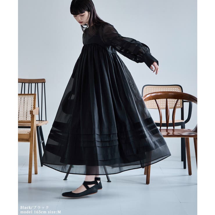 etoll エトル ベビーコアシアーボリュームドレス | Fashion Letter | 詳細画像8 