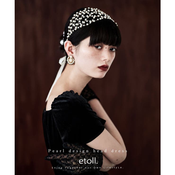 etoll エトル パールデザインヘッドドレス | Fashion Letter | 詳細画像1 