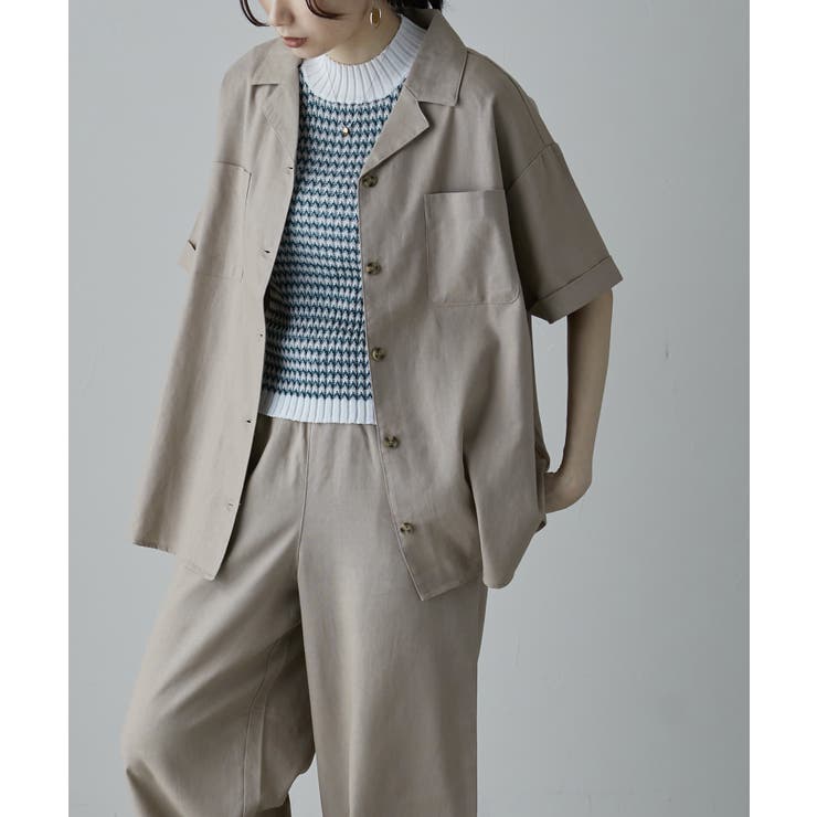 サンドベージュ | etoll エトル リネン | Fashion Letter
