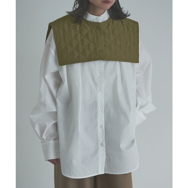 カーキ | etoll エトル キルティングカラー | Fashion Letter