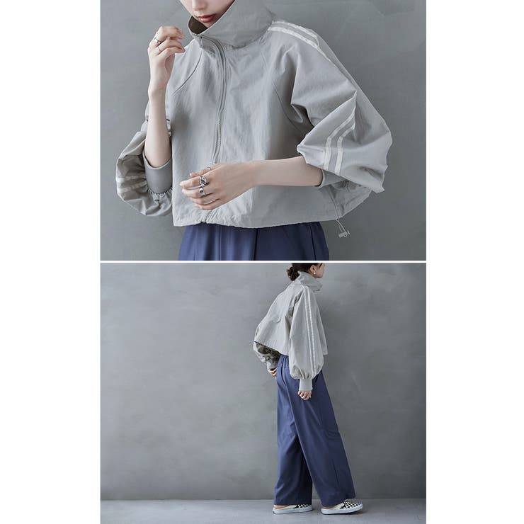 etoll エトル サイドラインナイロントラックジャケット | Fashion Letter | 詳細画像7 