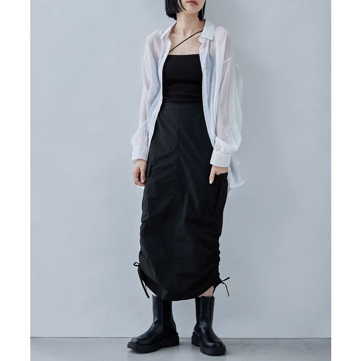 etoll. エトル　Sサイズ　りえこ 即納][instock]【RANS】ロング/丈長/ドレス/ワンピース/フレア