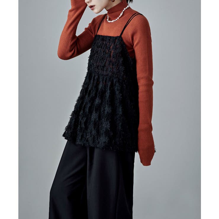 etoll エトル フェザーチュールキャミビスチェ | Fashion Letter | 詳細画像13 