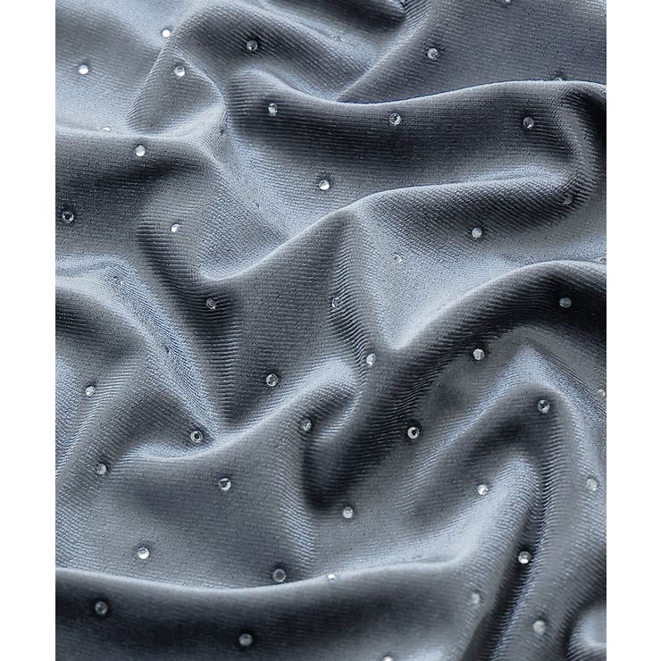 etoll エトル ラインストーンベロアトップス | Fashion Letter | 詳細画像20 