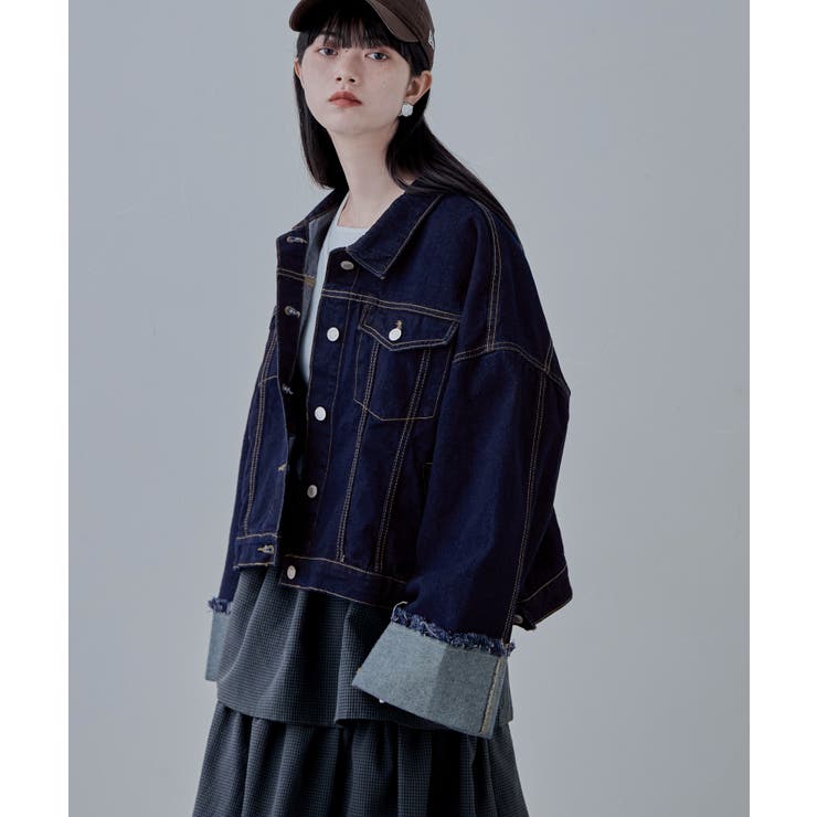 セール】色落ち加工 デニムジャケット（デニムジャケット