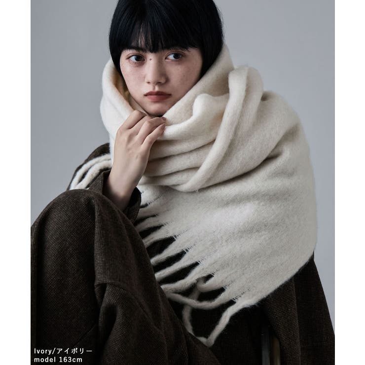 etoll エトル フリンジシャギーボリュームマフラー | Fashion Letter | 詳細画像3 