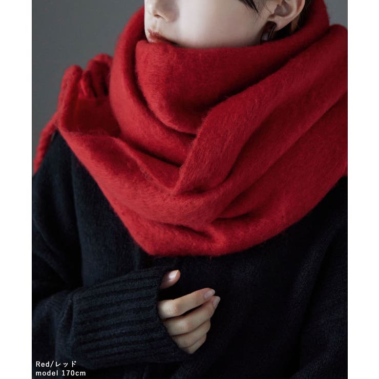 etoll エトル フリンジシャギーボリュームマフラー | Fashion Letter | 詳細画像5 