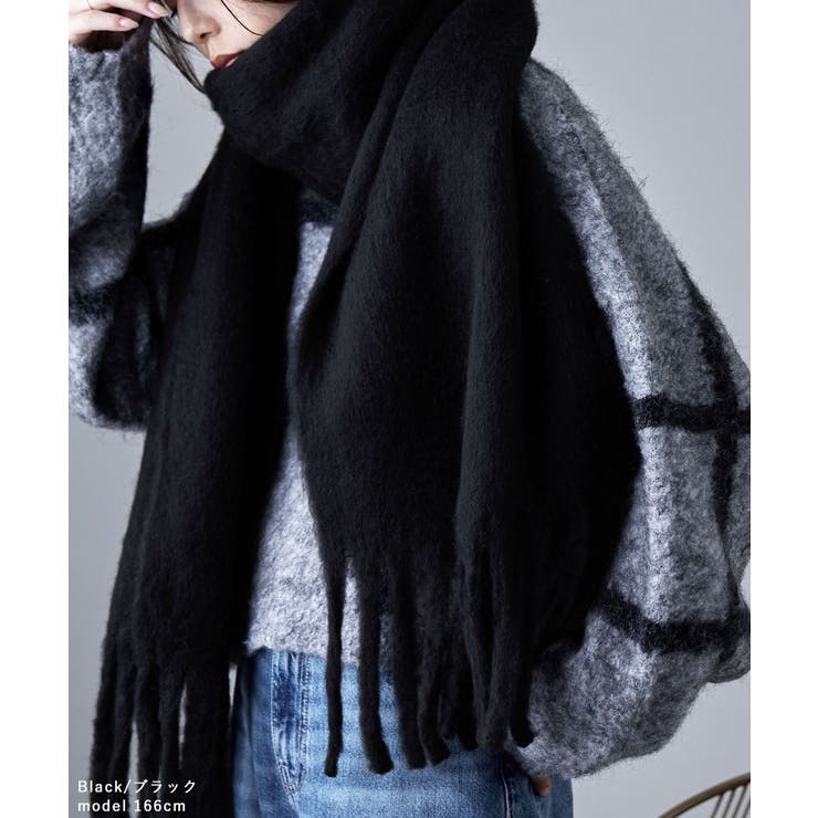 etoll エトル フリンジシャギーボリュームマフラー | Fashion Letter | 詳細画像7 