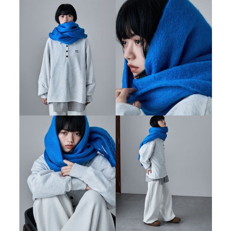 etoll エトル フリンジシャギーボリュームマフラー | Fashion Letter | 詳細画像10 