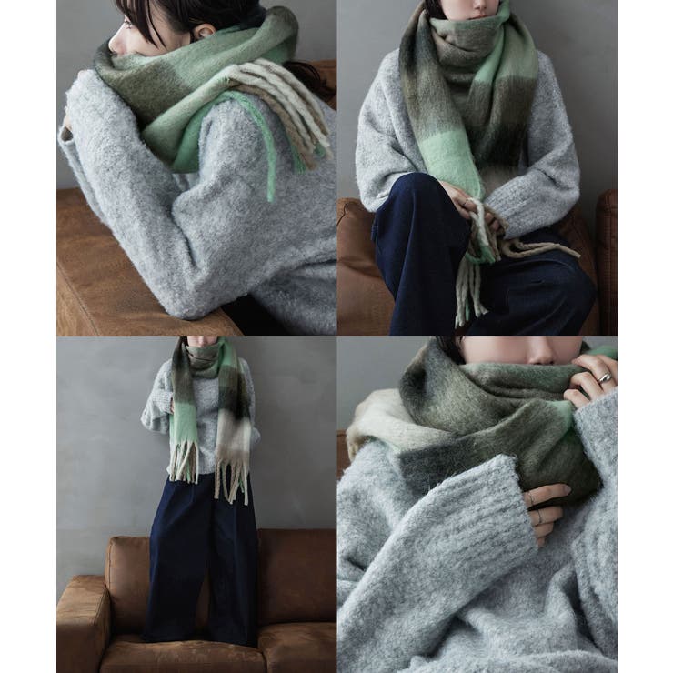 etoll エトル フリンジシャギーボリュームマフラー | Fashion Letter | 詳細画像12 