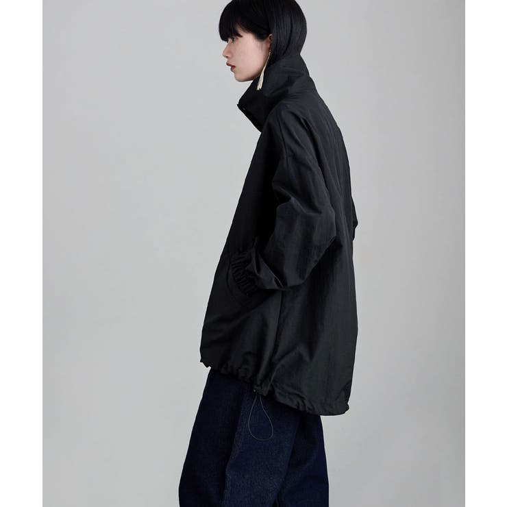 etoll エトル ナイロンスタンドカラーブルゾン | Fashion Letter | 詳細画像3 