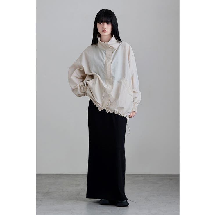 etoll エトル ナイロンスタンドカラーブルゾン | Fashion Letter | 詳細画像12 