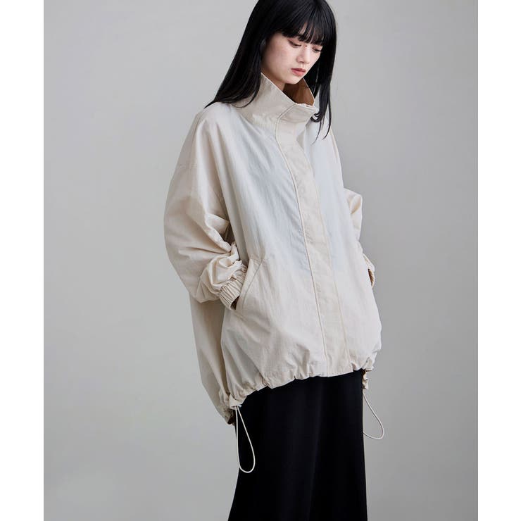 etoll エトル ナイロンスタンドカラーブルゾン | Fashion Letter | 詳細画像14 