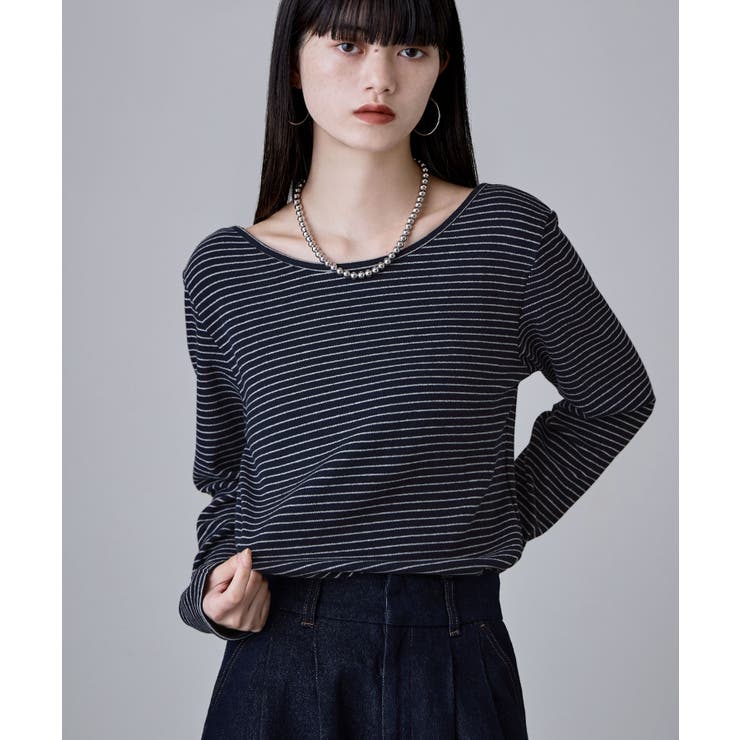 ネイビー | etoll エトル クルー＆スクエア | Fashion Letter