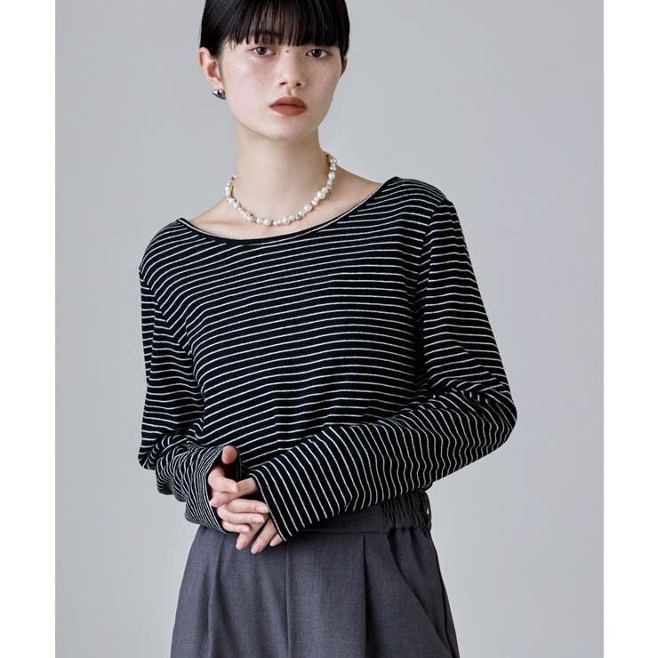 ブラック | etoll エトル クルー＆スクエア | Fashion Letter