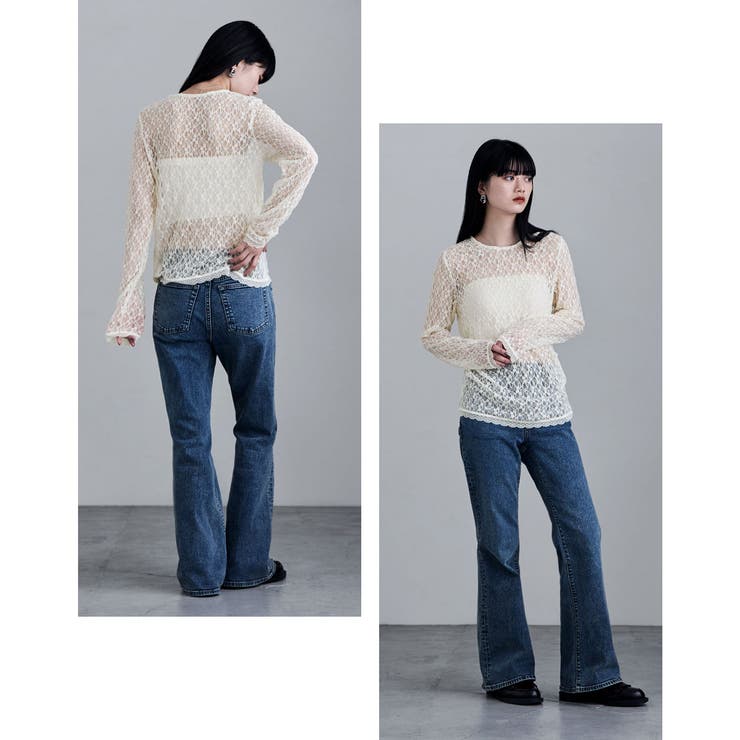 etoll エトル レースサイドタックドレープトップス | Fashion Letter | 詳細画像10 