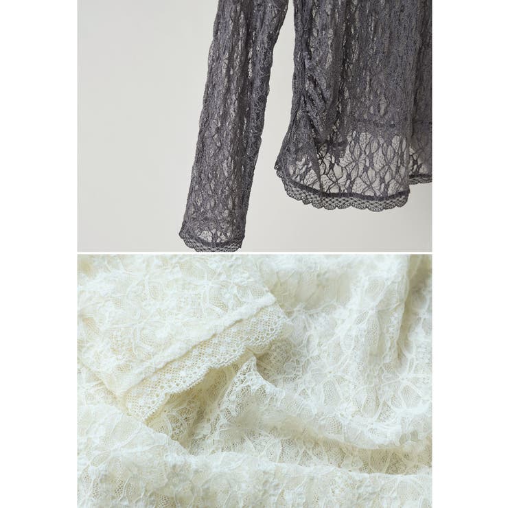 etoll エトル レースサイドタックドレープトップス | Fashion Letter | 詳細画像20 