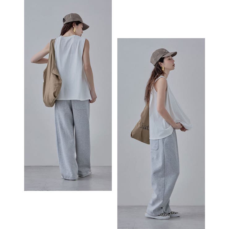 etoll エトル ショルダータックノースリーブTシャツ | Fashion Letter | 詳細画像10 