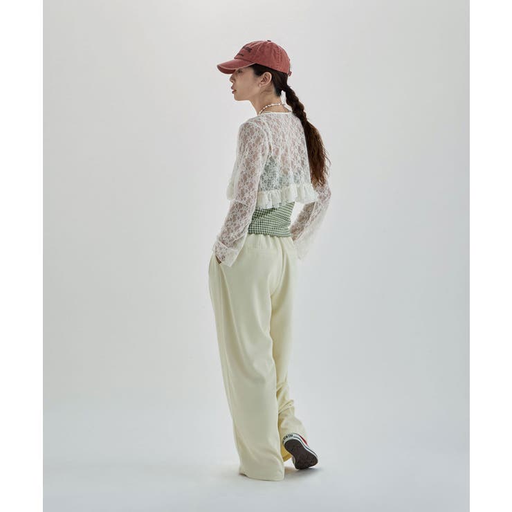 etoll エトル レースリボンボレロカーディガン | Fashion Letter | 詳細画像9 
