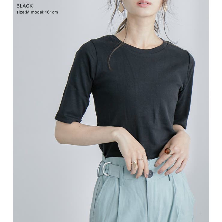 快適な着心地を実現 コットン100 半袖 カットソー 品番 Ft000006881 Fashion Letter ファッションレター のレディースファッション通販 Shoplist ショップリスト